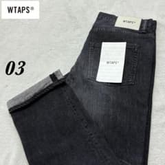 未使用タグ付！WTAPS グレー ストレッチデニムパンツ 03 日本製 
