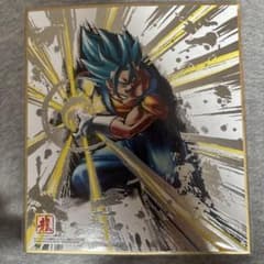ドラゴンボール色紙ART10 ベジット超サイヤ人ゴッド超サイヤ人 レア銀色箔押し