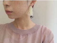 専用出品　hariknitting フリンジ イヤリングのサムネイル