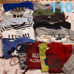 110㎝　トレーナー　ロンT　16枚　まとめ売り　男の子のサムネイル