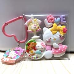 가챠 포장 파우치 つめつタイプ 화이트 고양이 핑크