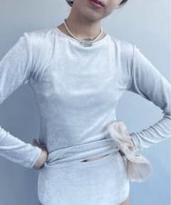 Baserange  omo long sleeve T shirtベロアTのサムネイル