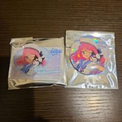 桜庭ローラ アイカツスターズ×サンリオ 缶バッジ アクリルプレート 