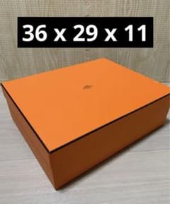 HERMES 空箱 ギフトボックス オレンジ - メルカリ