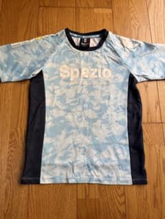 ひーままさん用　Spazio カモフラージュ柄シャツ 水色/ネイビー 150のサムネイル
