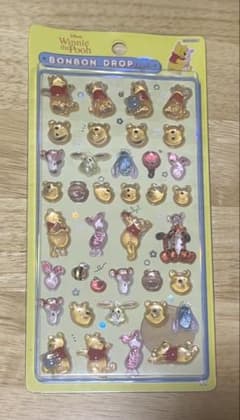 プーさん　ディズニーボンボンドロップシールのサムネイル