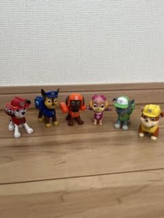 パウパトロール　ワンアクションフィギュア　6体セット　廃盤 パウパトロール ワンアクションフィギュア 6体セット 廃盤 - メルカリ