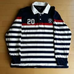 《エディー・バウアー》長袖ポロシャツ【XL】のサムネイル