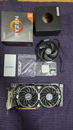 AMD Ryzen 5 3600 + MSI RX 580 8gb セットのサムネイル