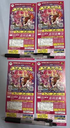 木下大サーカス　立川立飛　４枚のサムネイル