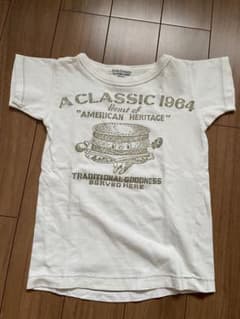 デニムアンドダンガリー Tシャツ　白　110 キッズ　中古のサムネイル