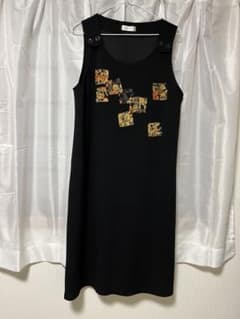 和柄ロングベスト　ジャンバースカートのサムネイル