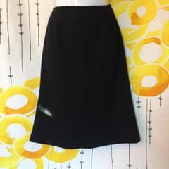 ZAZIE Mサイズ 冬用 黒スカート ひざ丈のサムネイル