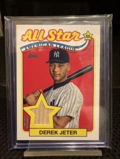 ノ*ん様 Topps 2024 Derek Jeter レリックカード ヤンキーのサムネイル