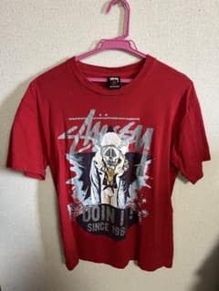 stussy tシャツ　赤のサムネイル