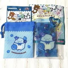 [Anonymous Shipping] San-X Universe Sumikko Gurashi Tokage Drawstring Clear Pouch