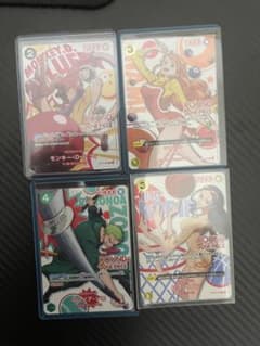 ONE PIECE カードゲーム 4枚セット　ラウンドワンのサムネイル