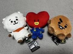 BT21 봉제인형 마스코트 3점 세트