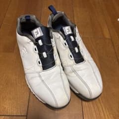 FootJoy ゴルフシューズ ホワイト ネイビー FootJoy ゴルフシューズ ホワイト/ネイビー - メルカリ