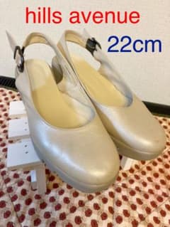 hillsavenueヒルズアベニュー 22cmパンプスミュールサンダルベージュのサムネイル