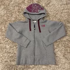 THE NORTH FACE グレー パーカー 裏起毛 Sサイズ レディースのサムネイル