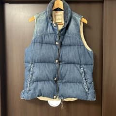 レミレリーフデニムダウンベストのサムネイル