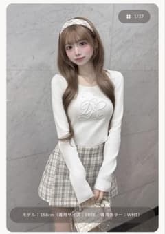Darich エンブロイダリーシグネチャーDRビジューニットのサムネイル