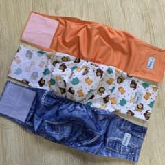 Teamoy 犬マナーベルト ３点セット  防水 マーキング防止 介護用のサムネイル