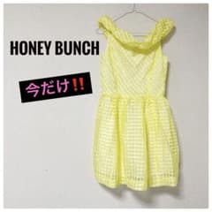 HONEY BUNCH イエロー チェック柄 ノースリーブワンピースのサムネイル