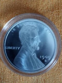 【アメリカ／1909年純銀貨】1オンス／リンカ―ン・ウィ―トセント／ケ―ス付き アメリカ／1909年純銀貨】1オンス／リンカ―ン・ウィ―トセント／ケ―ス