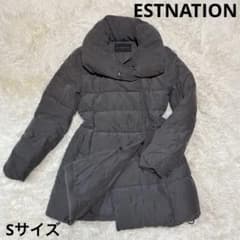 美品】エストネーション ダウンジャケット グレー サイズ36 S相当 