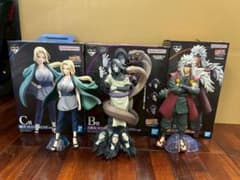 一番くじ NARUTO-ナルト- 疾風伝 フィギュアABC3点セット開封済み