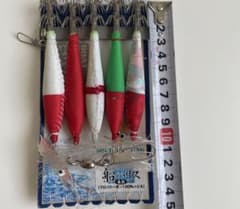 イカ釣りスッテ　布巻き　5本セット＋おまけ7本のサムネイル