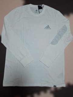 adidas アディダス 長袖Tシャツ ホワイト XO 未使用　⑥