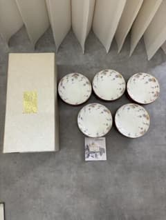 ノリタケ 色絵の器 小鉢揃 5客セット ボーンチャイナ 箱付 未使用