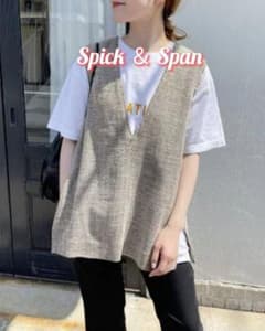 Spick & Span リネンツイードベスト Fサイズ - メルカリ