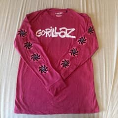 GORILLAZ ロングスリーブTシャツ ピンクのサムネイル