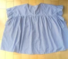 【Coca/Lサイズ!!】コカのストライプブラウス　Lサイズ!!