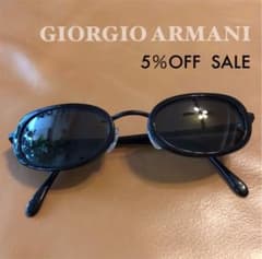 最終値下げ GIORGIO ARMANI ジョルジオ アルマーニ サングラス 黒のサムネイル