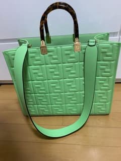 Fendi ミントグリーン ビジネスバッグのサムネイル