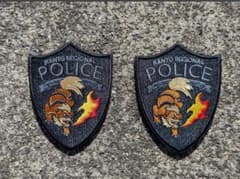 カントー地方POLICE エンブレムパッチ カントー地方POLICE エンブレムパッチ - メルカリ