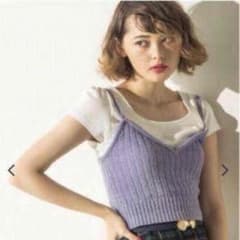 dazzlin ニット ビスチェのサムネイル
