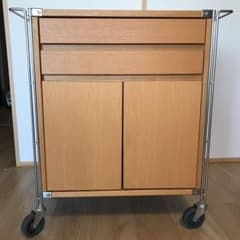 無印良品 タモ材ワゴンのサムネイル
