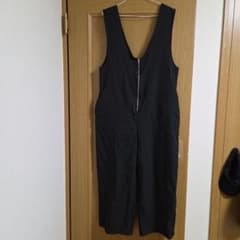 ブラック ジッパー付き オールインワン