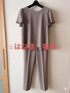 クリアインプレッション セットアップ バックプリーツ ブラウス パンツ サイズ2