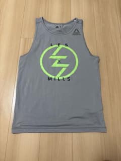 Reebok LES MILLS トレーニングウェア タンク グレーのサムネイル