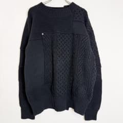 sacai サカイ パッチワークニット 再構築ニット - メルカリ