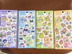 【4枚セット】平成はっぴふぉん たまごっち ステッカーのサムネイル