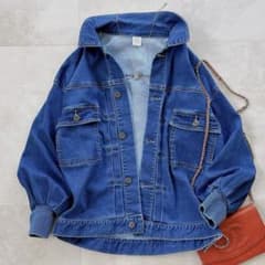 ビアズリー 24AW 袖パフ Gジャン FRIPIER デニムジャケット ブルー