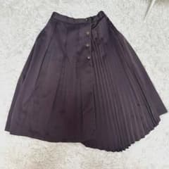 axes femme アシンメトリー プリーツスカート ブラウンのサムネイル